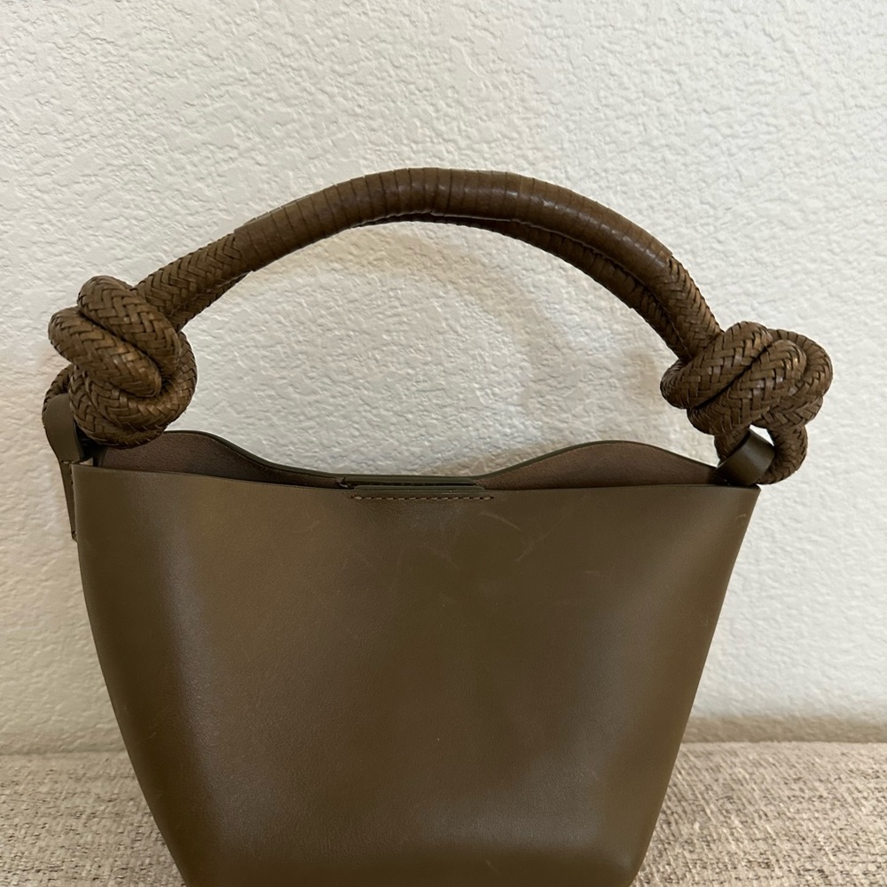 Elegant Olive green Handbag - MASSIMO DUTTI